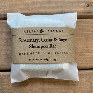 Rosemary, Cedar & Sage Shampoo Bar