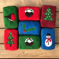 Festive Felted Soaps