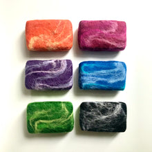 Load image into Gallery viewer, Colourful felted soaps
